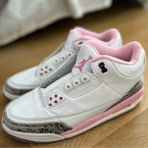 pink jordan 3s